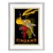 Stupell Industries Vintage Wine Poster with Grapes Framed Print Under Glass, design by Marcello Nizzoli